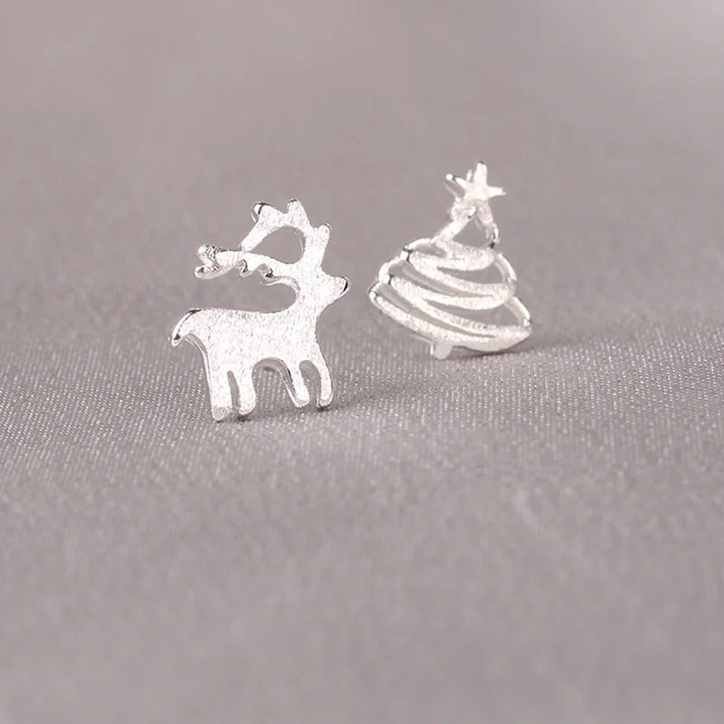 925 Silver-Needle Mini Stud Earring Set