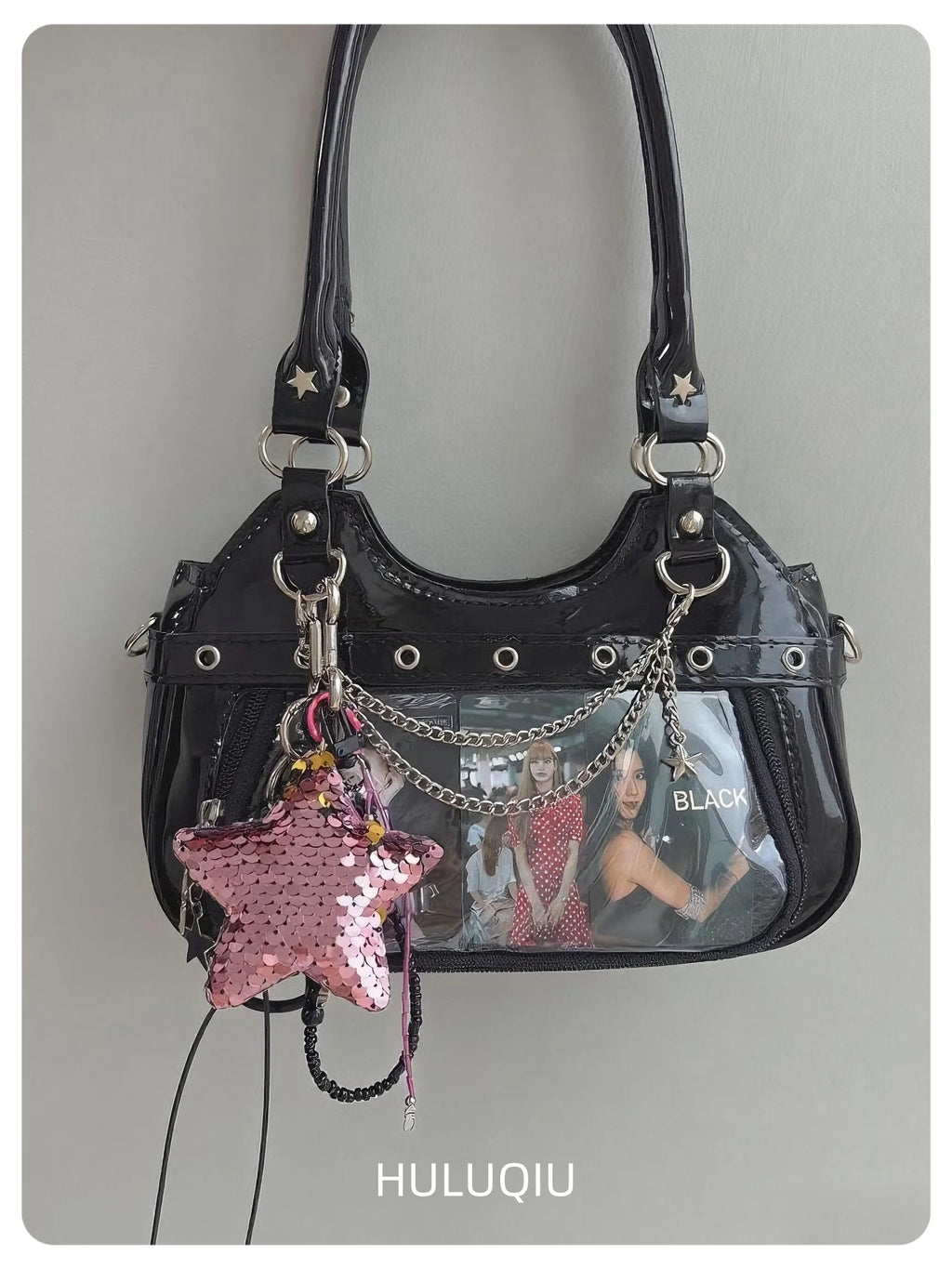 Y2K Transparent Display Shoulder Bag
