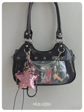 Y2K Transparent Display Shoulder Bag