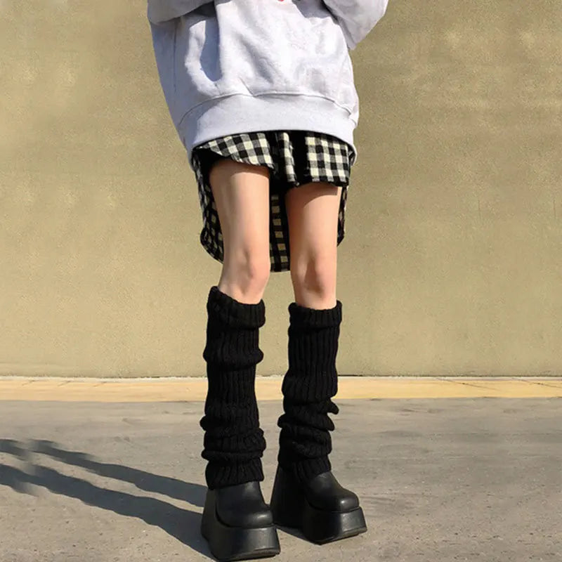 70cm Over-Knee Knitted JK Leg Warmers