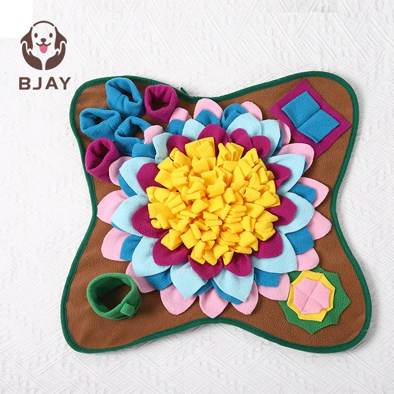 Dog Snuffle Mat & Interactive Feeding Puzzle