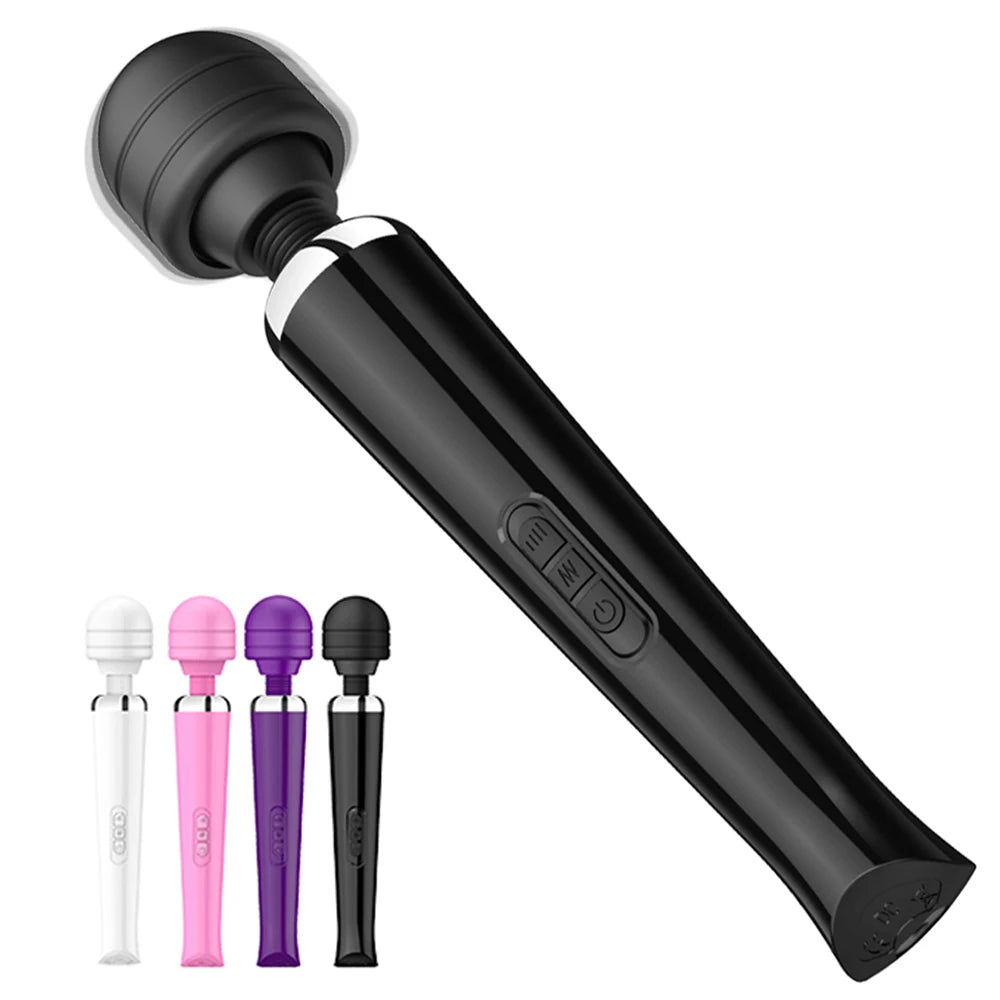 USB-Rechargeable Large Wand Vibrator
