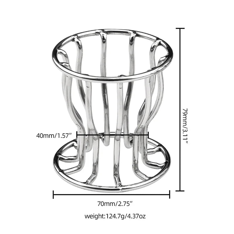 Hollow Stainless Steel Anal Plug