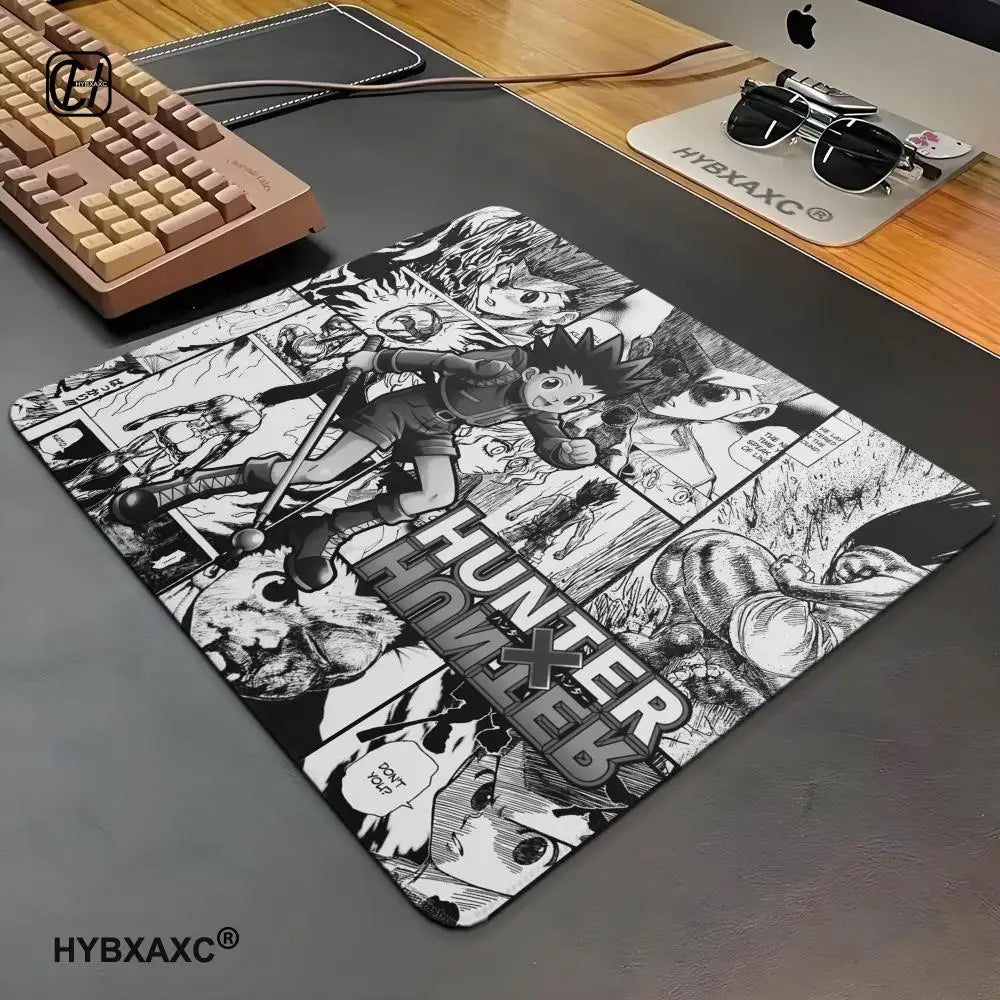 1pc Hxh Mousepad H-Hunter X Hunter Anime Mouse Pad XS Gaming Accessories Office Gamer Keyboard Desk Mat Non-Slip Laptop Rug