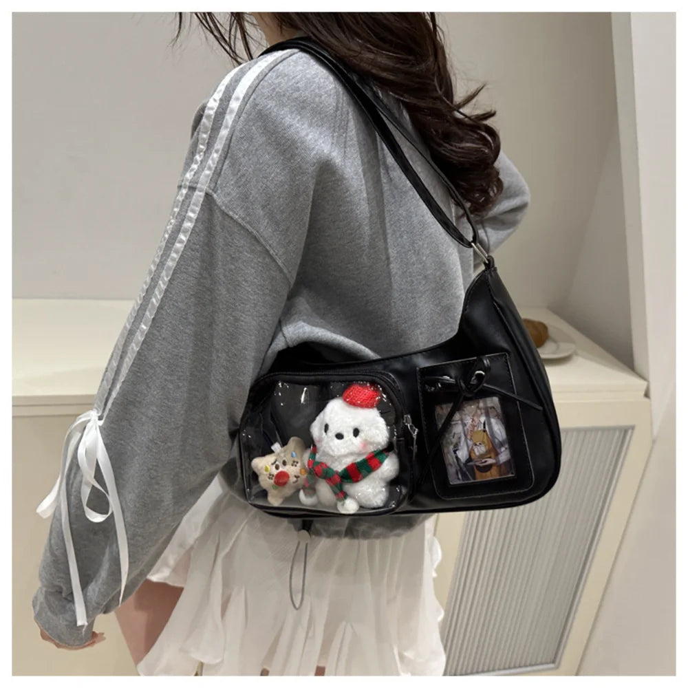 Harajuku Transparent Ita Shoulder Bag