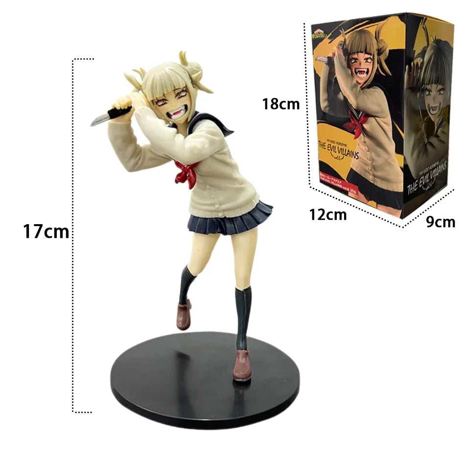 MHA Toga Himiko Anime Figurine - PVC Standing Action Model Doll for Boys And Girls Perfect Anime Collectible Gift for Fans