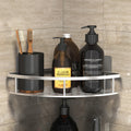 No-Drill Wall-Mounted Corner Shower Organizer