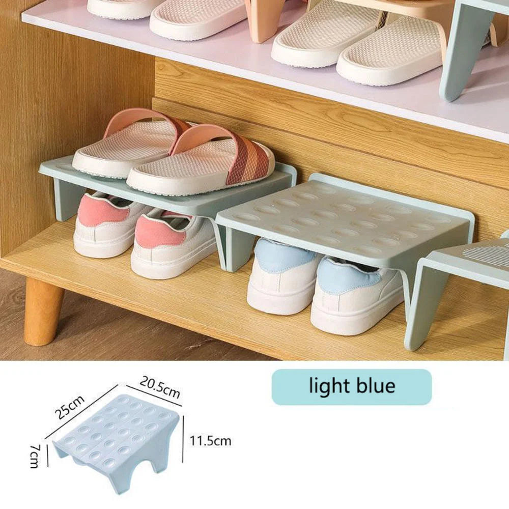 Double-Shelf Space-Saving Shoe Rack