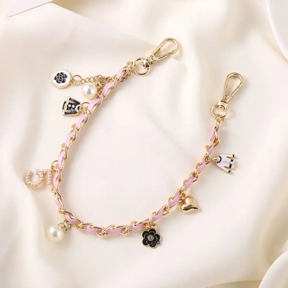 Colorful Leather-Chain Wrist Phone Lanyard