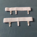 2Pcs Womens Sexy Non-slip Elastic Thigh High Garter Belts Thigh High Stocking Holder Elastic Fastener Suspender with 3 Clips
