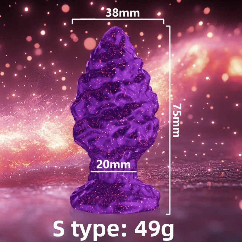 Christmas Tree Silicone Anal Plug