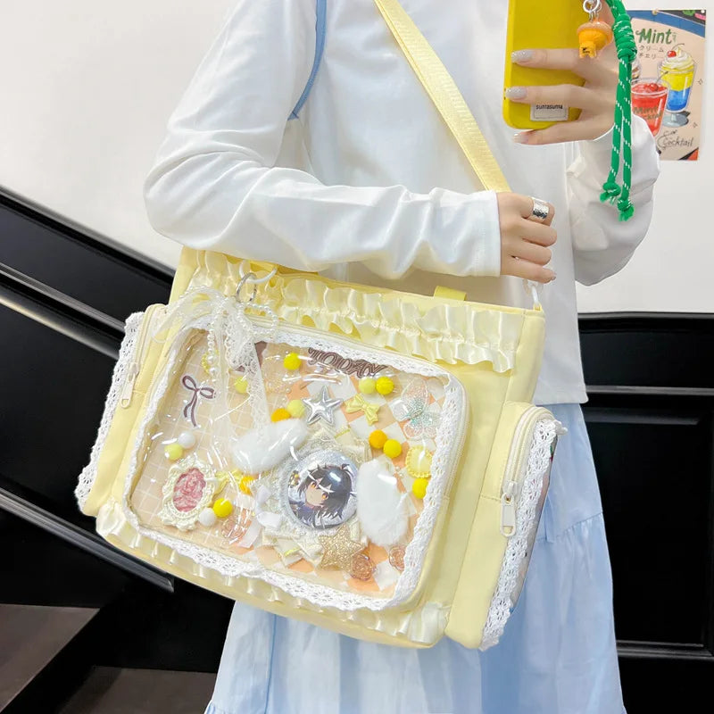 Lolita Lace Transparent Ita Bag
