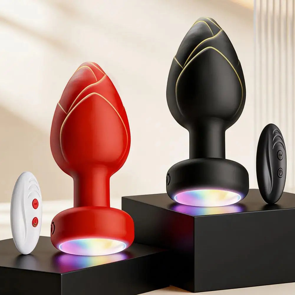 Wireless Remote LED Vibrating Anal Plug
