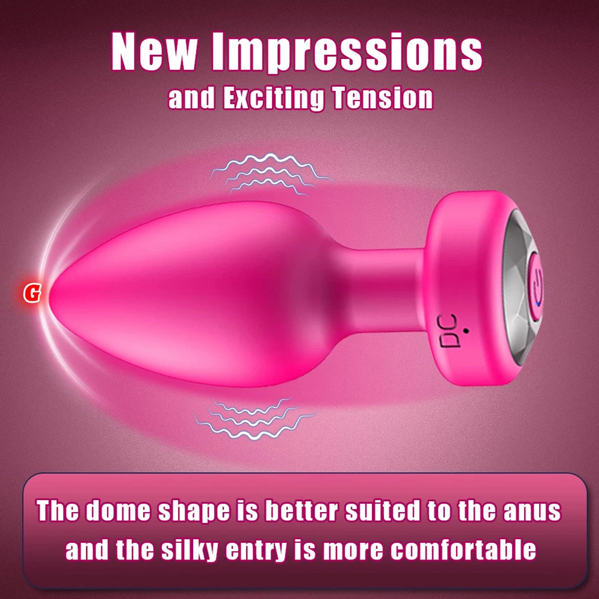 App & Remote-Control Vibrating Anal Plug – 10 Modes