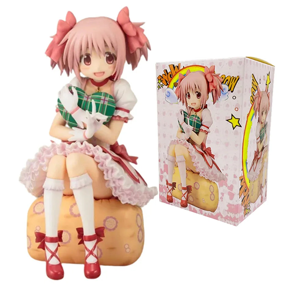 Puella Magi Madoka Magica Kaname Madoka Anime Figurine Desktop Ornament Exquisite Collection Otaku Gift Anime Character Model