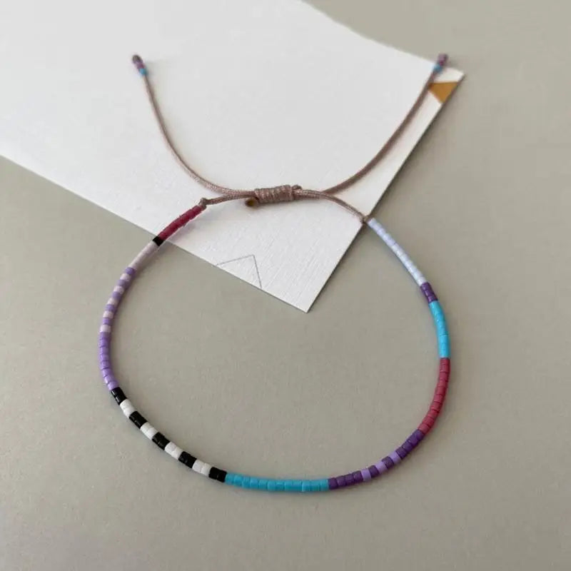 Colorful Handmade Beaded Bracelet