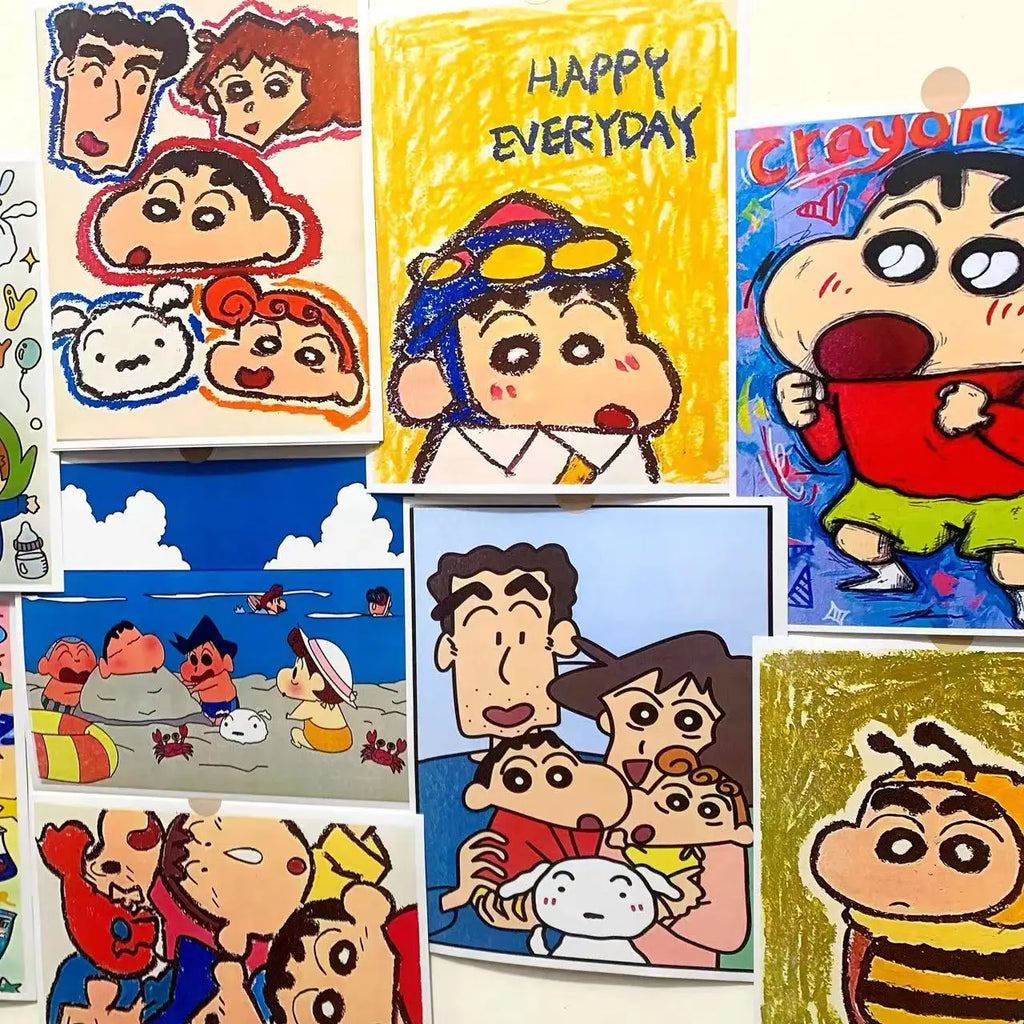 10-Piece Crayon Shin-Chan A4 Poster Set