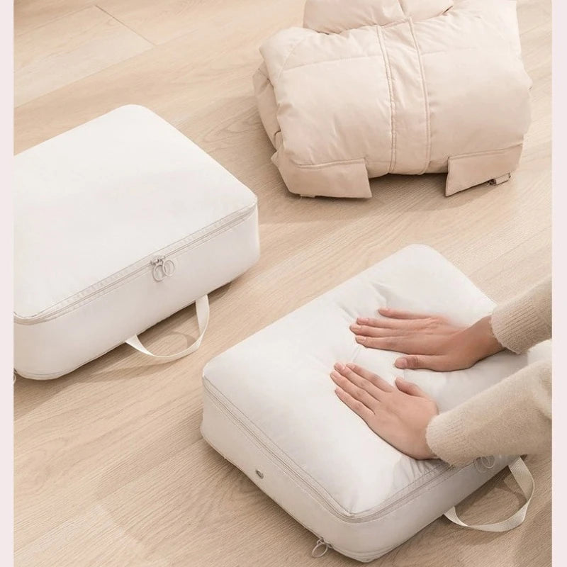 Vacuum Compression Storage Bag Space Saver Travel Organizer for Down Jackets Clothes Storage for Home Moving