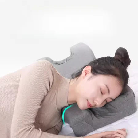New Sleeping Beauty Pillow Satin Anti-Wrinkle Neck Protection Sleep Memory Foam Pillow Comfortable Soft Skin Care Bedding Pillow