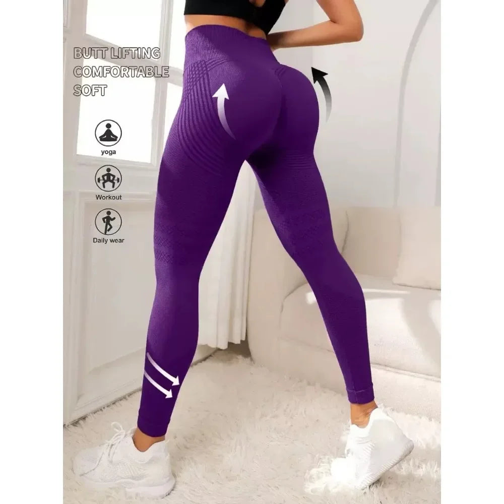 Cellulite 3D Leggings, High Waisted Butt Lifting Tummy Training Control, Anti Cellulite Legging for Gym Workout，yoga pants