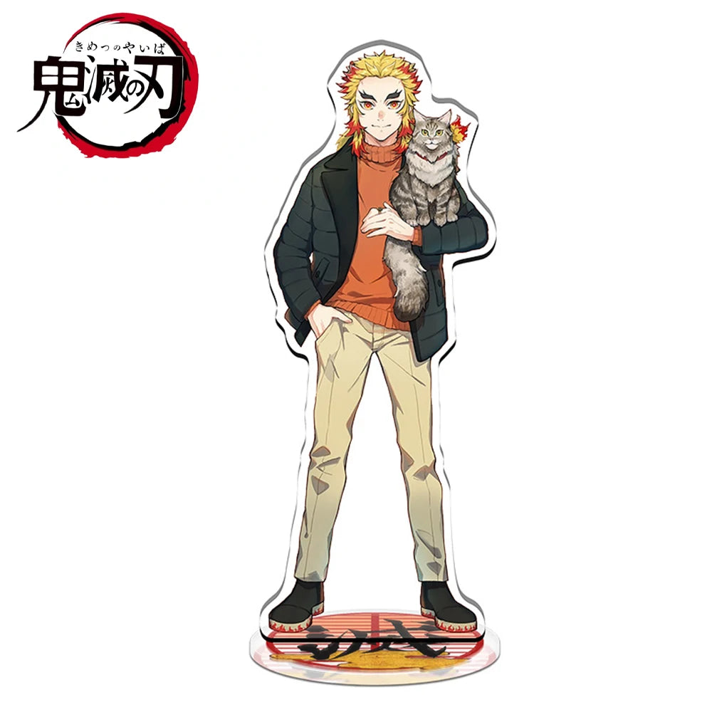 1PCS Anime Jujutsu Kaisen Yuji Itadori Satoru Gojo Stand Model Plate Desk Decor Standing Sign Game Fans Gift