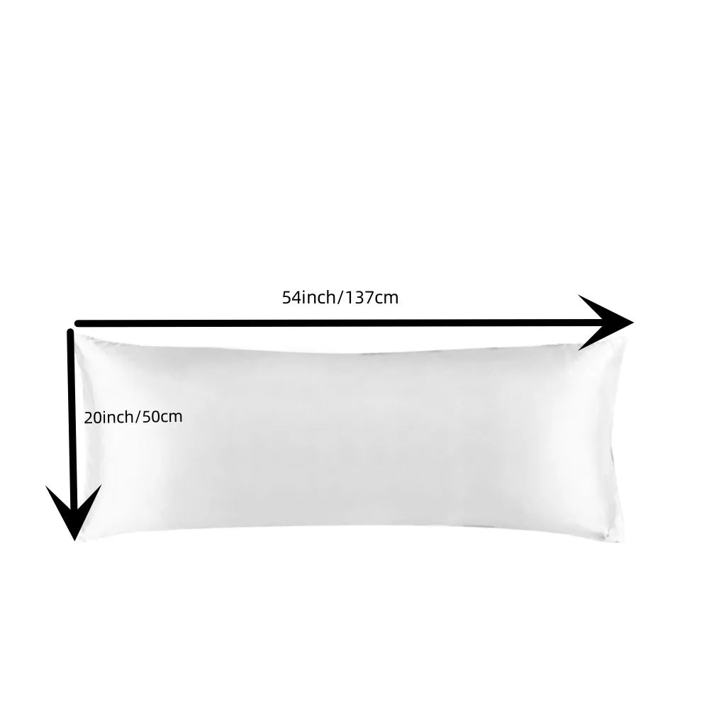Long Satin Body Pillow Cover