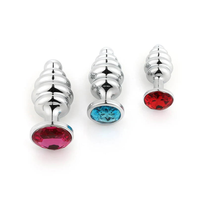 Crystal Stainless Steel Anal Plug