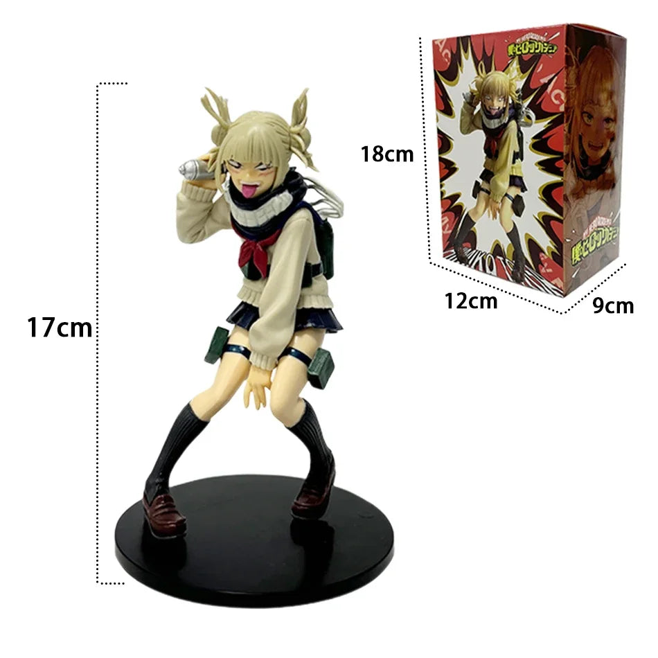 MHA Toga Himiko Anime Figurine - PVC Standing Action Model Doll for Boys And Girls Perfect Anime Collectible Gift for Fans