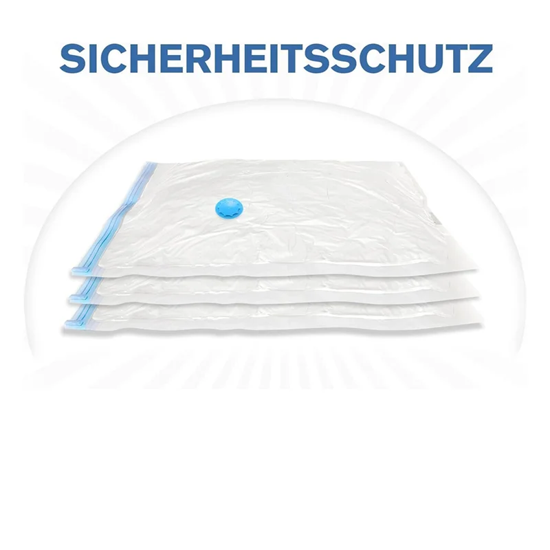 ABWP-Vacuum Bags For Clothes - Pack Of 10 40 X 30 Cm Reusable Storage Bags Vacuum Bags With Seal And Space Saving Travel Bags