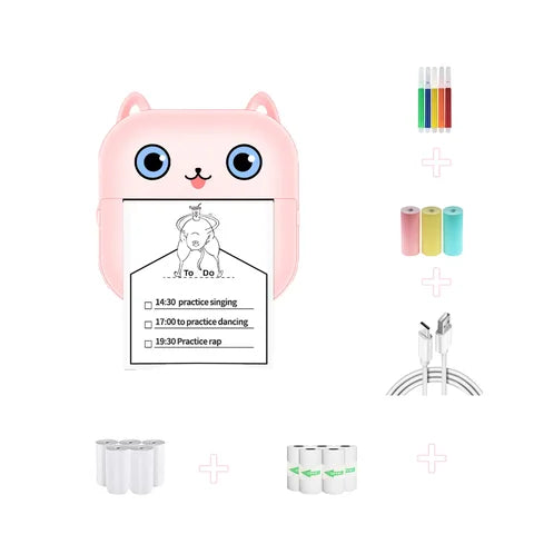 Mini Cat 58 mm Bluetooth Thermal Photo Printer