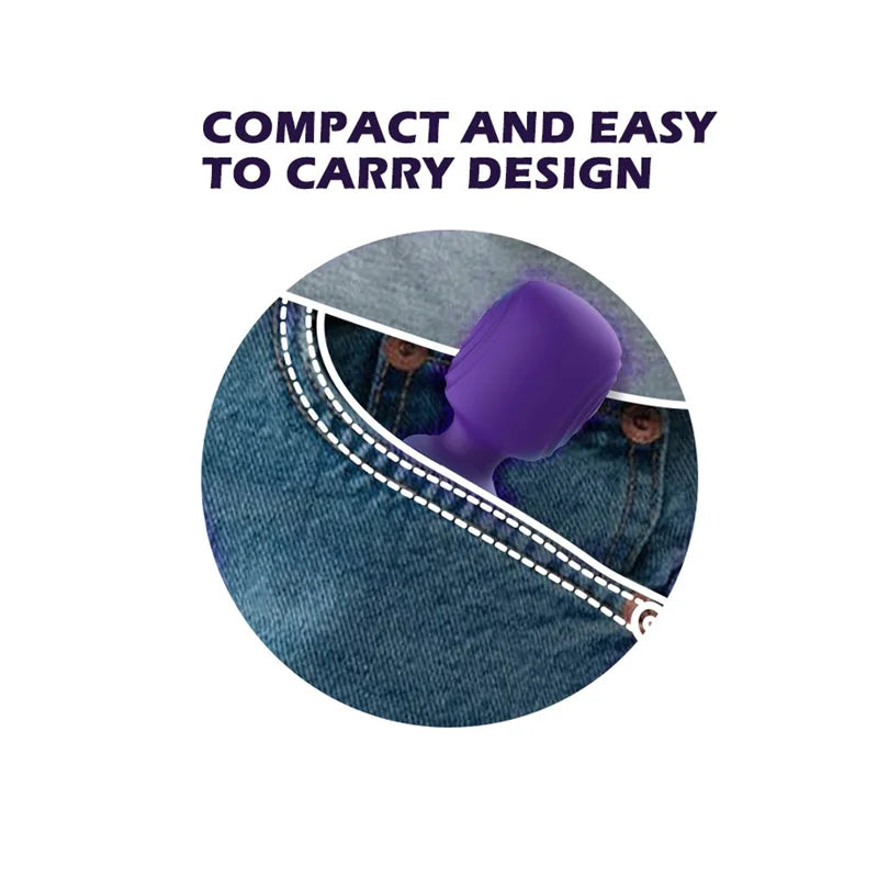 Compact Portable Mini Wand Personal Massager