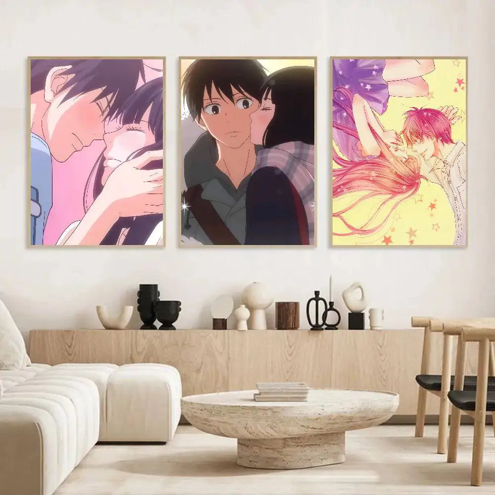 Kimi Ni Todoke Self-Adhesive Waterproof Manga Poster
