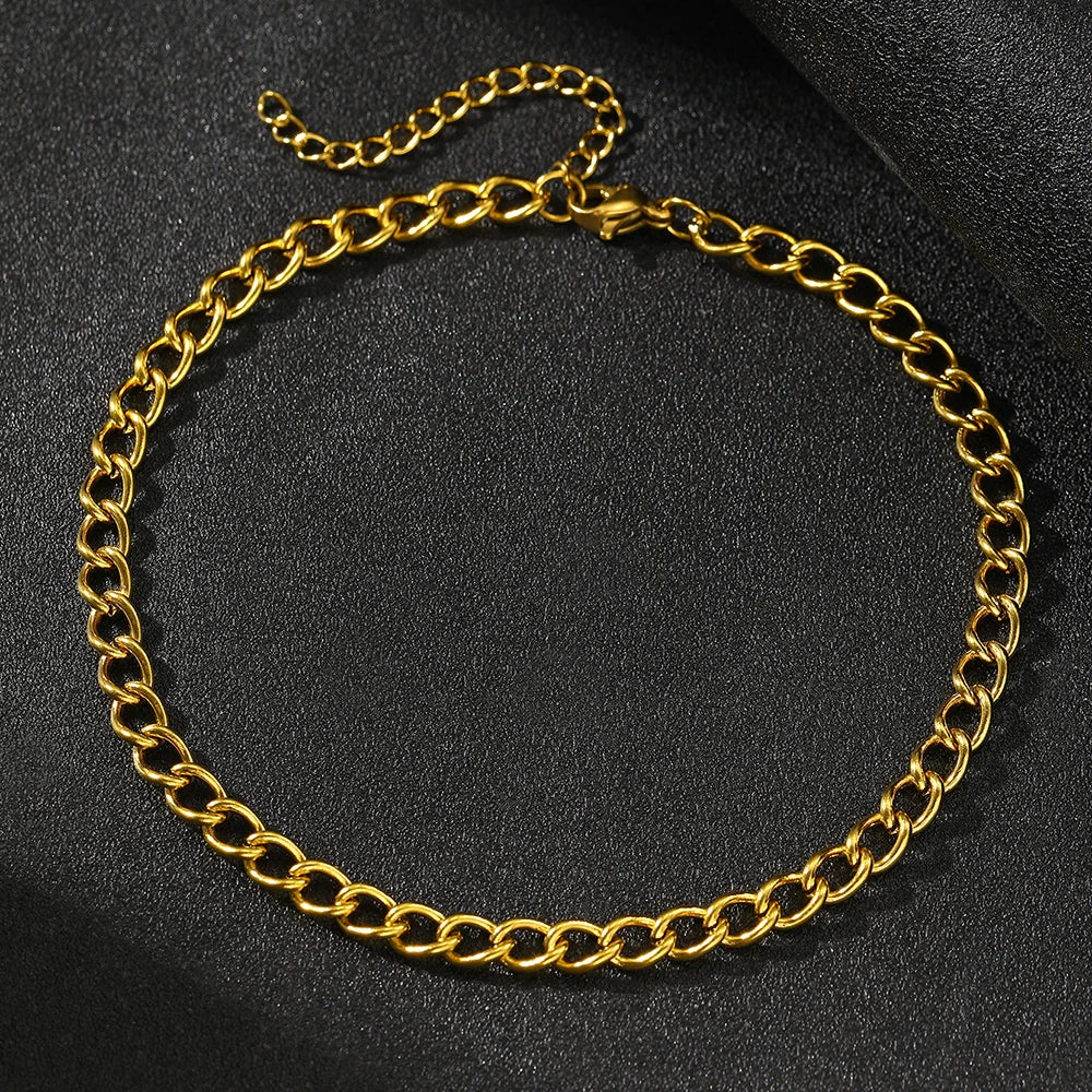 Women's Delicate Stainless Steel Chain Anklet