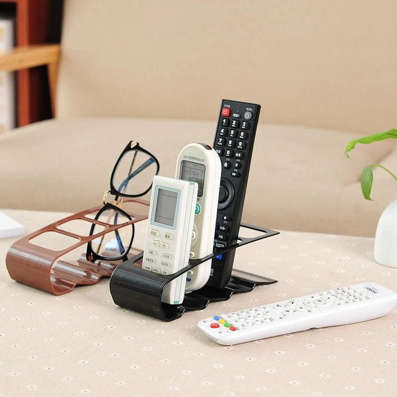 4-Compartment Remote Control & Desk Organizer