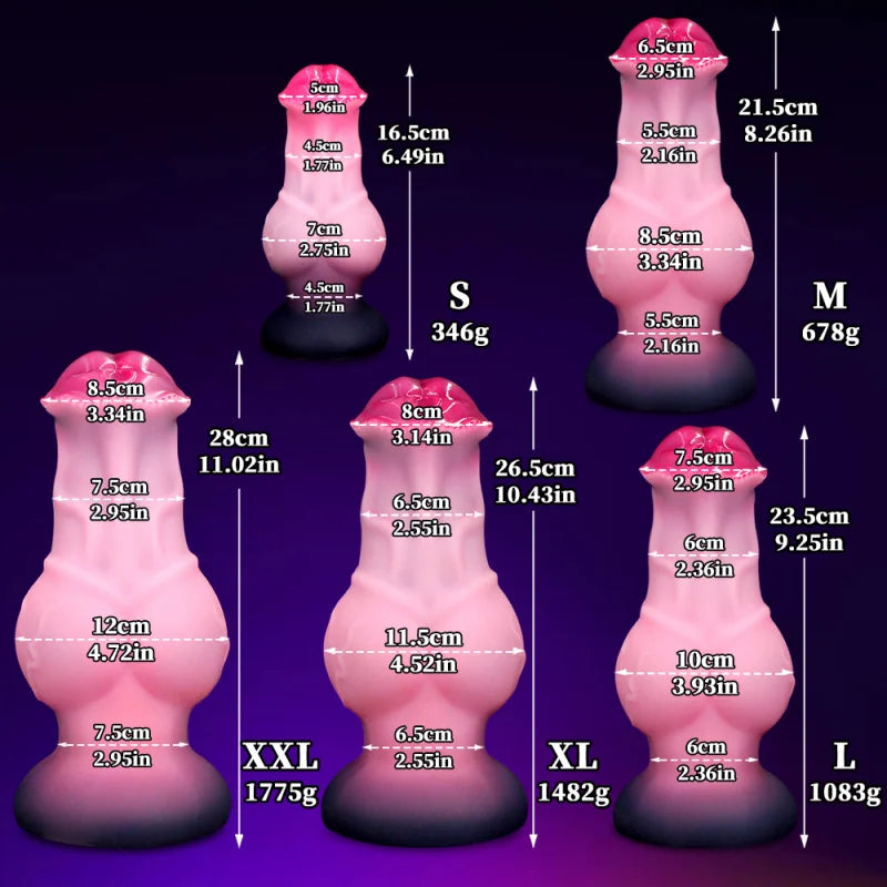 Huge Knot Animal Dildos Horse Dildo Dog Knots Big Dick Huge Penis Anal Butt Plug G-spot Stimulation Masturbation Adult Sex Toys