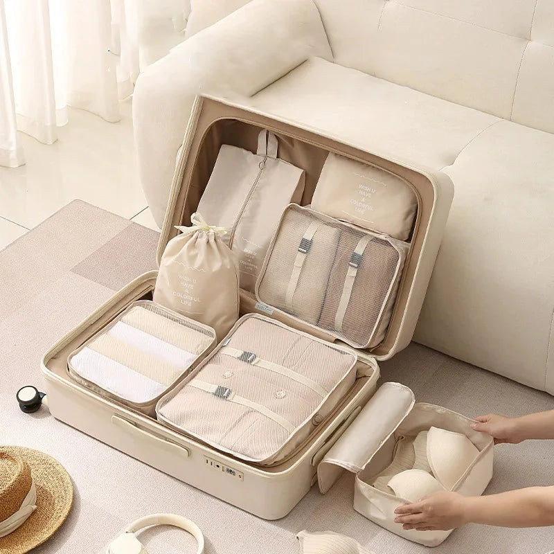 7-Piece Travel Packing Cube Set