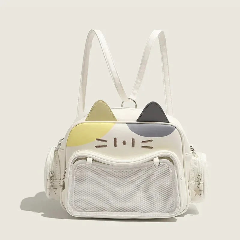 Kawaii Cat Transparent Ita Backpack