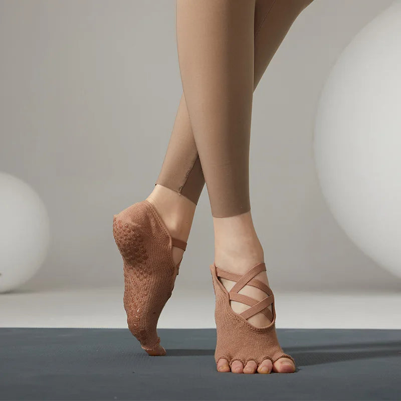 Women's Non-Slip Toeless Yoga & Pilates Socks