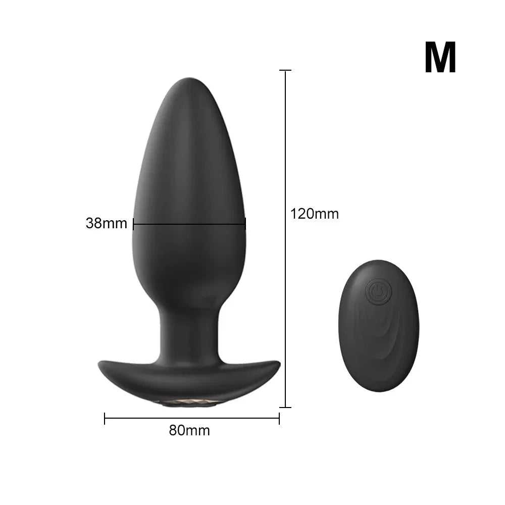Wireless Remote Vibrating Anal Plug