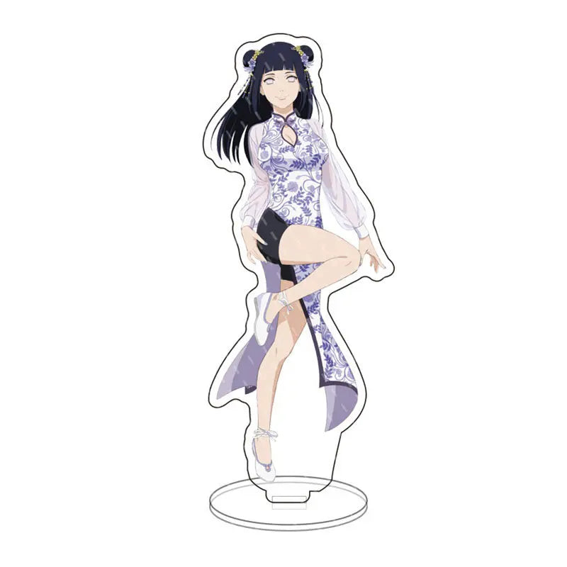 Japan Naruto Acrylic Stand Shippuden Uchiha Sasuke Sakura Desktop Decoration Doll anime figure character Christmas gift 15cm