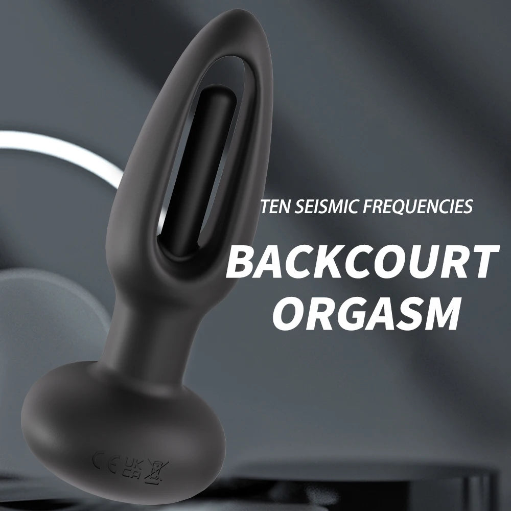 Remote-Control Patting Vibrating Anal Plug