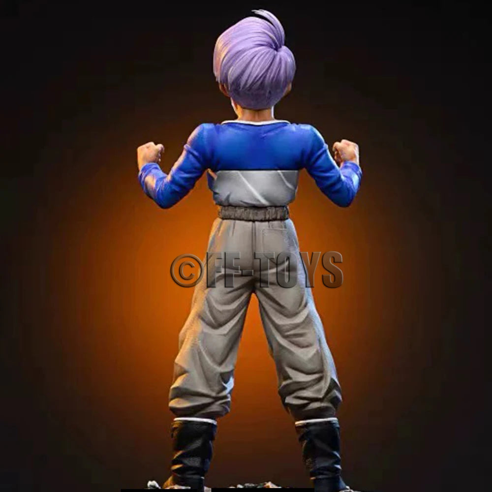 Anime Dragon Ball Z Trunks Figure Super Saiyan Trunks Statue Replacement Light Head Pvc Action Figures Collection Model Toys