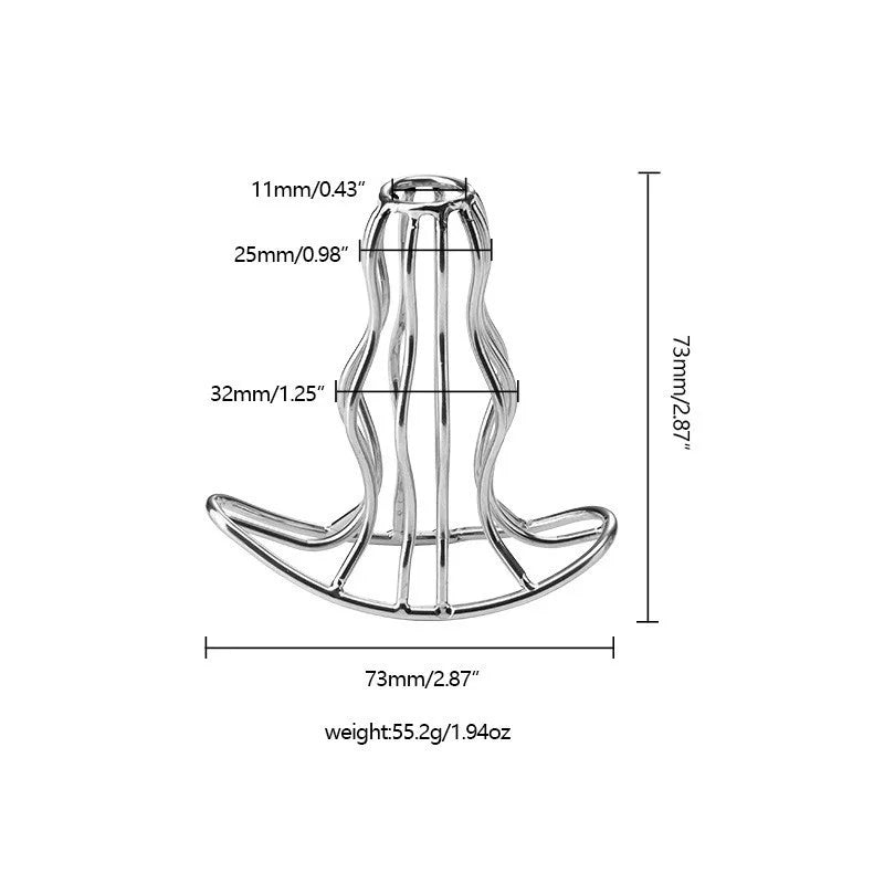 Hollow Stainless Steel Anal Plug