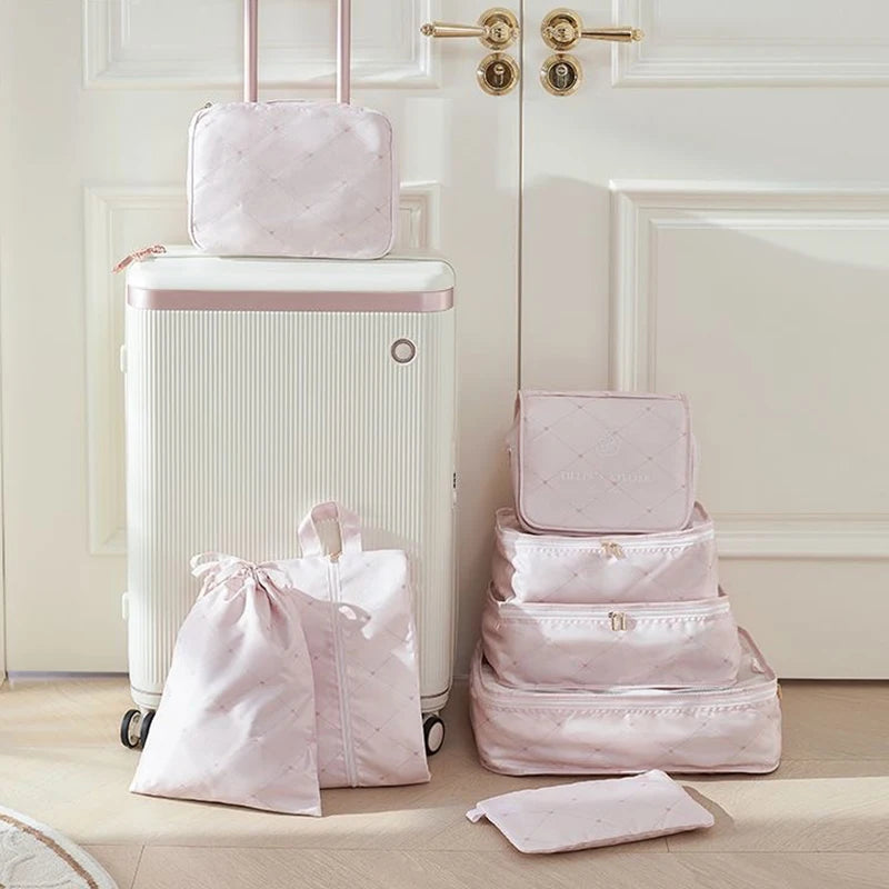 6-Piece Travel Packing Cube & Toiletry Bag Set