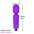 Waterproof Rechargeable Wand Vibrator – 20 Modes/8 Levels