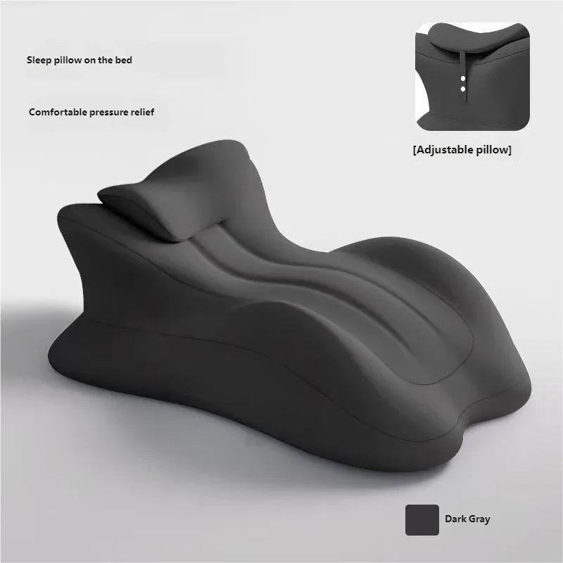 Multi-Position Memory Foam Wedge Pillow with Removable Cover