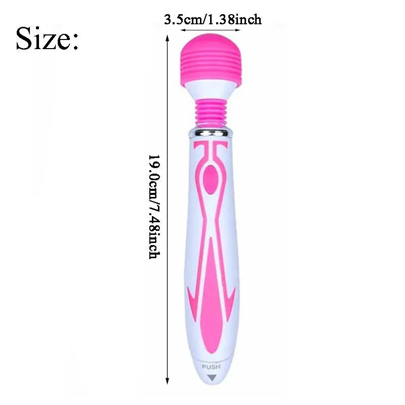 60 Hz USB-Rechargeable Wand Massager