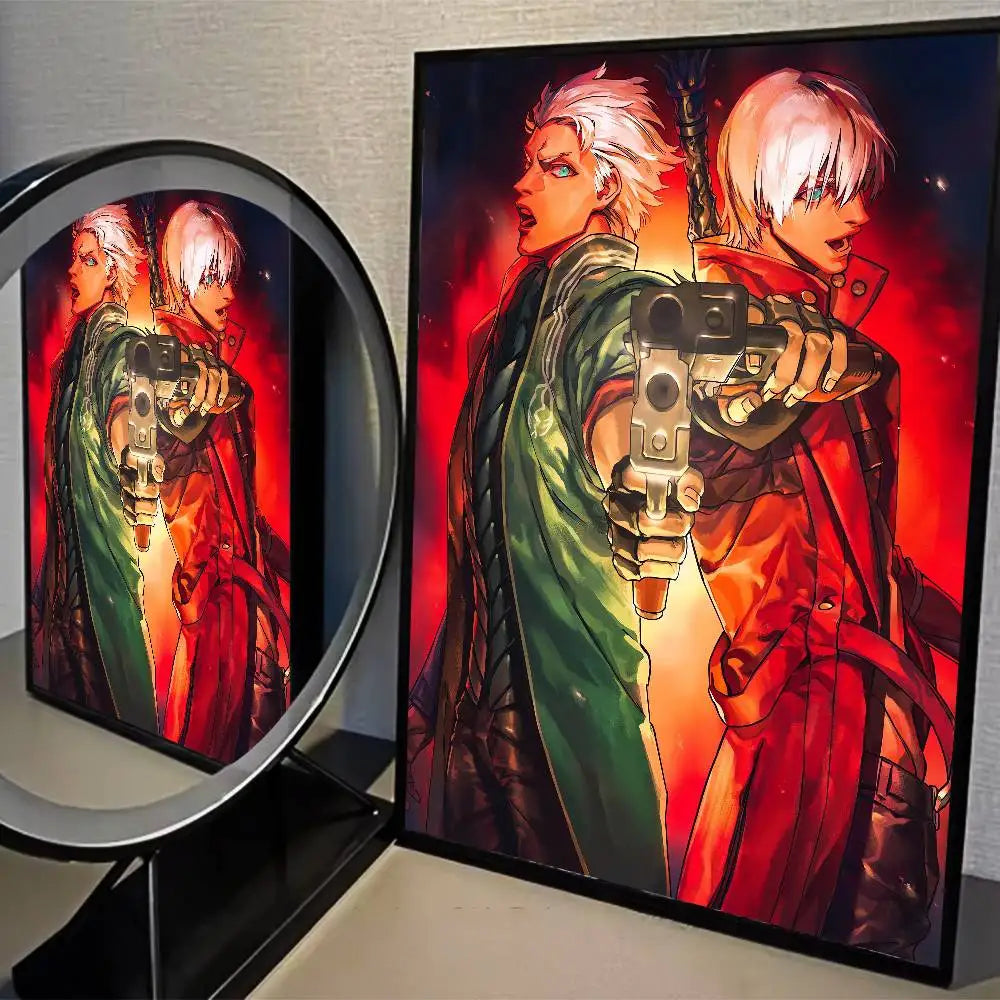 Devil May Cry Vintage Game Art Poster