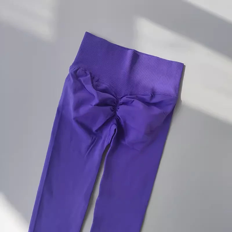 Women's Seamless High-Waist Push-Up Yoga Leggings