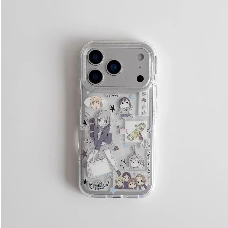 Anime Girl Soft Phone Case for iPhone